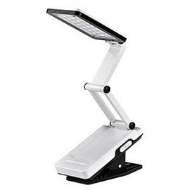22-LED White Light LED Solar Light Rechargeable Fold Eyeshield Reading Table Desk Lamp (110-220V)