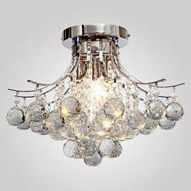 Chandelier Modern Crystal 3 Lights