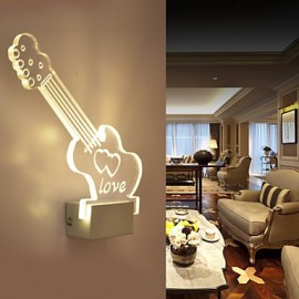 Acrylic Wall Lamp PVC Lamp Light LED / Bulb Included Modern/Contemporary Metal 220V 5㎡-10㎡ L27.5*H20.5*W5