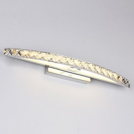 18W Contemporary Crystal LED Wall Bathroom Lighting