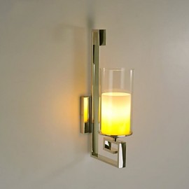 Modern Glass Dining Room Wall Lights, Simple Kitchen Wall Lamps Bar Cafe Hallway Balcony Wall Lamp