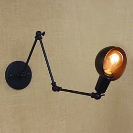 40W 110-240V Personality Long Arm Adjustable Angle Bar Three Retro Living Room Lamps Lighting Decorative Wall Sconce