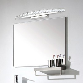 LED Mirror Lamp Stainless Steel And Crystal 100~240V