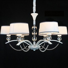 40w Modern/Contemporary Crystal Chrome Fabric Chandeliers Living Room / Bedroom / Dining Room / Hallway