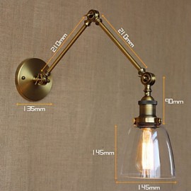 Retro Vintage RACK Bedroom Bedside Exclusive Hotel Lobby Decorated Antique Bronze Wall Sconce