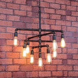 MAX:60W Vintage Bulb Included Painting Metal Flush Mount Bedroom / Dining Room / Entry / Hallway