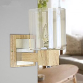 Wall Sconces Mini Style / Bulb Included Traditional/Classic Wood/Bamboo