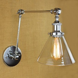 Silver Mediterranean Village complex decorative wall sconce