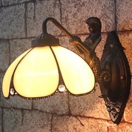 E27 220V30*30CM 3-5㎡ European Contracted Rural Creative Wrought Iron Wall Lamp Led Lights