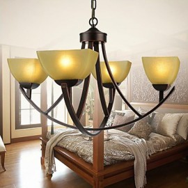 Chandeliers 4 Lights Traditional/Classic / Vintage Living Room / Bedroom / Study Room/Office Metal
