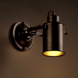 Vintage Wall Lamp Industrial Black Wrought Iron Wall Light Retro Econce Fixturedison Lamp Corridor Wall s Lighting