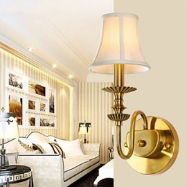 Classic Bedroom Wall Lamps, Simple Metal Living Room Wall Sconce Bar Cafe Hallway Balcony Wall Lamp