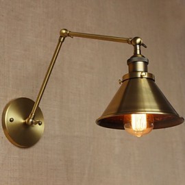 American Rural Countryside Retro Bronze Warehouse Restaurant Cafe Decorative Wall Sconce
