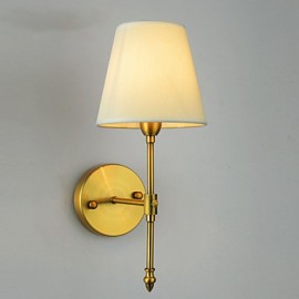 Classic Bedroom Wall Lamps, Simple Metal Living Room Wall Sconce Bar Cafe Hallway Balcony Wall Lamp