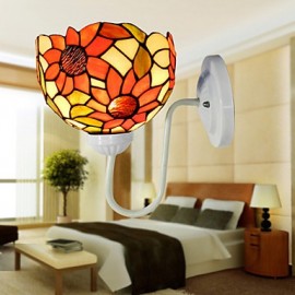 20CM Sunflower Classical Luxury Villa Clubhouse Wall Lamp Decoration Art Led Lights