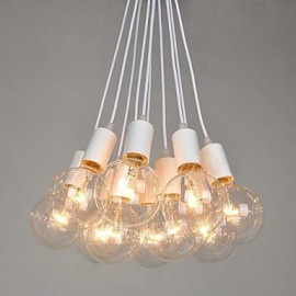 60W Country Bulb Included Painting Metal Chandeliers Bedroom / Dining Room / Study Room/Office / Hallway