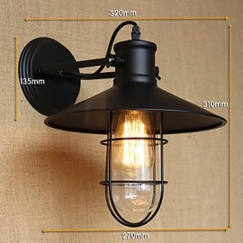 American Country Style Corridor Bar Decoration Of The Head Of a Bed Wall Lamp