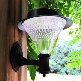 Outdoor Solar Power 16LED White Villa Wall Mount Garden Courtyard Door Path Light Lamp(CIS-57237)