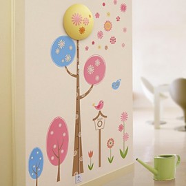 28CM Creative 3 D Wall Paper Wall Lamp Modern Night Light Can Remove The Wall Stickers Led Lights