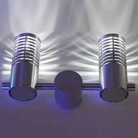 2W Modern Led Wall Light with Scattering Light 2 Cylinder Barrier Layer Ray of Light