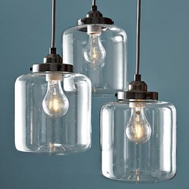 Max 60W Traditional/Classic / Vintage Bulb Included Pendant Lights Living Room / Dining Room