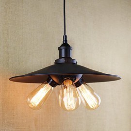 Pendant Lights Traditional/Classic/Vintage/Retro/Country Bedroom/Study Room/Office/Hallway/Garage Metal