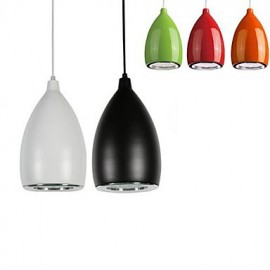 1w Modern/Contemporary / Globe LED Painting Metal Pendant LightsDining Room / Kitchen / Study Room/Office / Kids Room / Game Room /