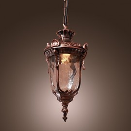 Antique Inspired Pendant Light with 1 Light