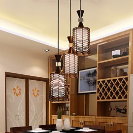 1PC E27 14*20CM The Cane Makes Up Hand-Woven Individuality Creative Arts Droplight Led Lamp Light
