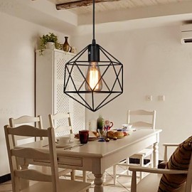 E27 5-15㎡ Geometrical Line Diamond Wrought Iron Chandelier Pendant Lights LED Modern/Contemporary