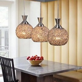 3W Modern/Contemporary LED Brushed Metal Flush Mount Bedroom / Dining Room / Kitchen