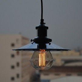 MAX:60W Country Bulb Included Chrome Metal Pendant Lights Living Room / Study Room/Office / Kids Room / Entry / Hallway