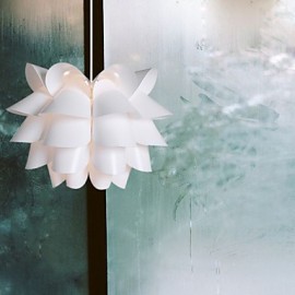 30cmContemporary And Contracted The Nordic Idea White Lotus Droplight Lamp LED