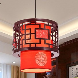 30*30CM Single Head Meals Chandeliers Archaize Restaurants Teahouse Small Droplight Lamp LED