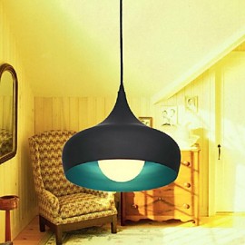 Max 60W Modern/Contemporary / Retro / Bowl Mini Style Painting Pendant Lights Dining Room / Kitchen / Hallway