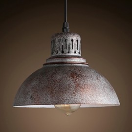 Retro Mini Style Painting Metal Pendant Lights Study Room/Office / Entry / Hallway / Outdoors