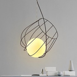 Max 60W Retro Designers Metal Pendant Lights Bedroom / Dining Room / Kitchen / Study Room/Office / Hallway