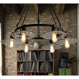 MAX 40W Traditional/Classic / Vintage / Retro / Lantern / Country Mini Style Painting Metal Pendant LightsLiving Room / Bedroom / Dining