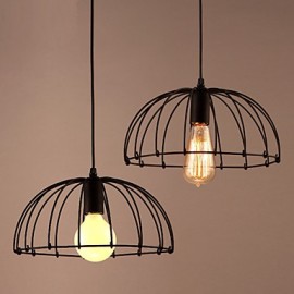 Max 60W Retro Designers Metal Pendant Lights Living Room / Bedroom / Dining Room / Kitchen / Study Room/Office