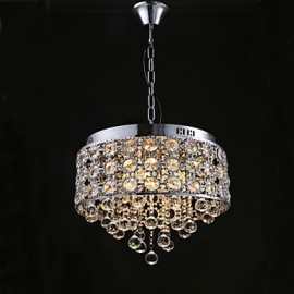 4 Lights-Sunflower K9 Transparent Crystal Chandelier