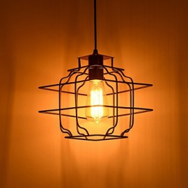 Max 60W Retro Designers Metal Pendant Lights Bedroom / Dining Room / Kitchen / Study Room/Office / Hallway