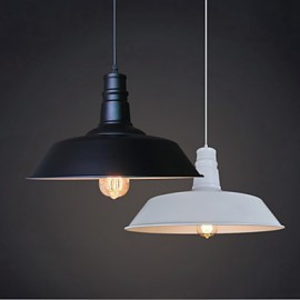 26CM Max 60W Retro Designers Metal Pendant Lights Living Room / Bedroom / Dining Room / Kitchen