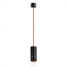 GE-05032-8W-136mm 1-Light Mini Pendant light, Black Anodized with Aluminium,220-240V