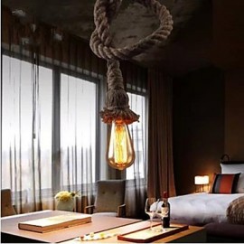 Creative Personality Hemp Rope Chandelier