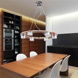 LED Pendant Lights , Modern/Contemporary Living Room/Bedroom/Dining Room/Study Room/Office/Kids Room/Game Room Wood/Bamboo