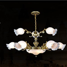 Chandeliers, Traditional/Classic/Vintage/Retro Living Room/Bedroom/Dining Room/Study Room/Office/Hallway Metal