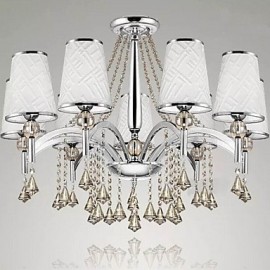 40w Modern/Contemporary Crystal Chrome Metal Chandeliers Bedroom / Dining Room / Study Room/Office / Hallway
