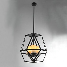 MAX:60W Country Mini Style Painting Metal Pendant Lights Living Room / Dining Room / Study Room/Office / Kids Room / Entry / Hallway