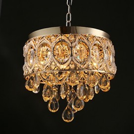 Gold Romantic Champagne Crystal Chandeliers