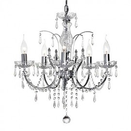 Elegant Crystal Chandelier with 5 Lights